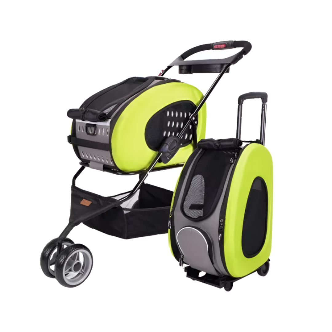 PawPorta 4-in-1 Foldable Pet Stroller – The Stylish Ride for Pets on the Go