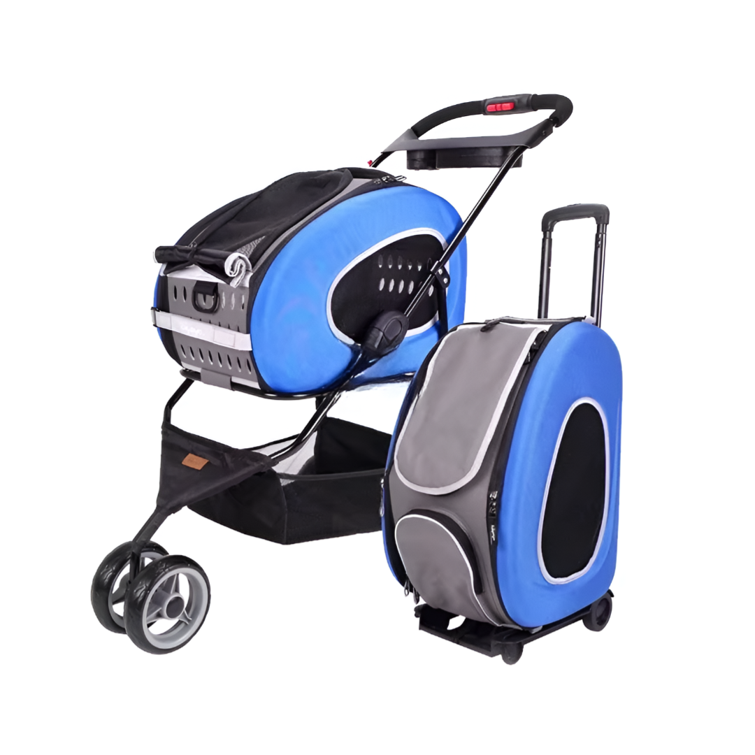 PawPorta 4-in-1 Foldable Pet Stroller – The Stylish Ride for Pets on the Go